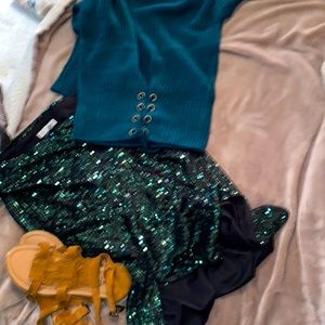 Women’s SEQUINED SKIRT